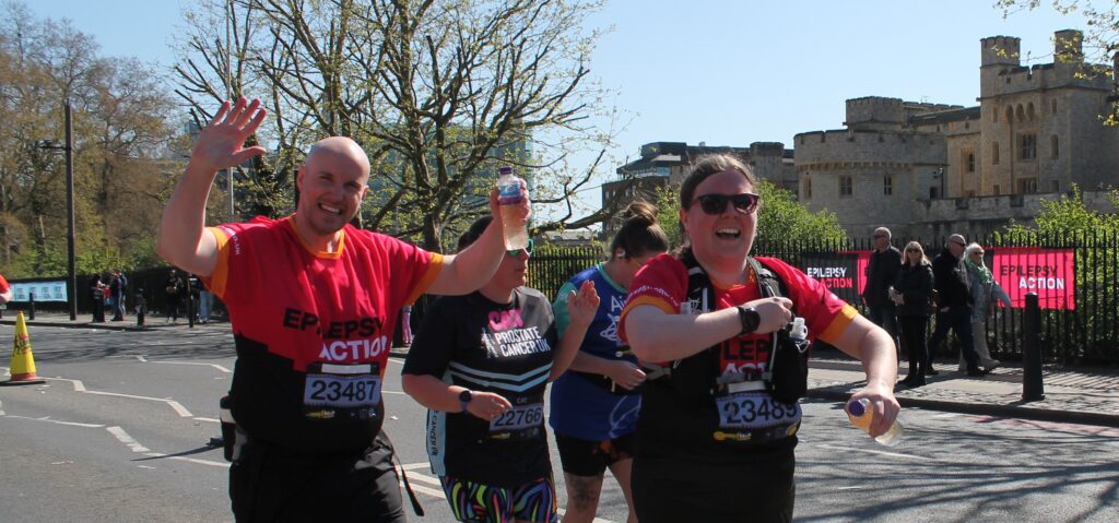 Epilepsy Action runner was passing through Tower Hill
