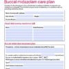bucccal midazolam care plan