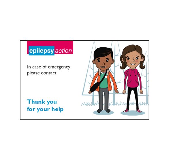 Epilepsy ID card for children Epilepsy Action