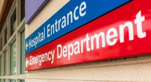 Hospital Accident & Emergency sign