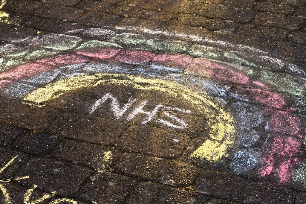 NHS rainbow