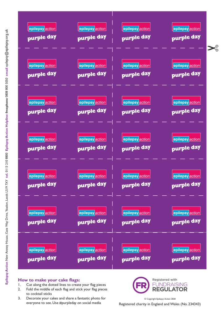 Cake flags