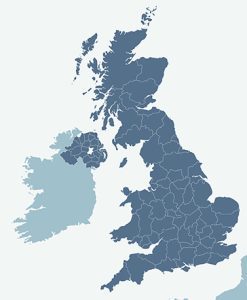 Map of the UK