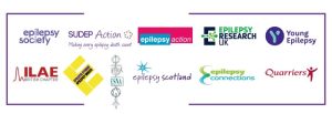 Epilepsy Coalition members: Epilepsy Action, SUDEP Action, Epilepsy Society, the ILAE, Epilepsy Scotland, ESNA, Epilepsy Research UK, Epilepsy Connections, Young Epilepsy, Epilepsy Wales and Quarriers.