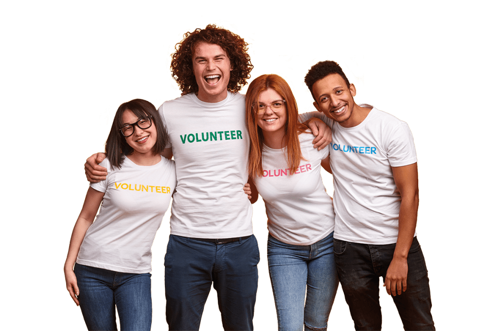 Group of 4 Epilepsy Action volunteers