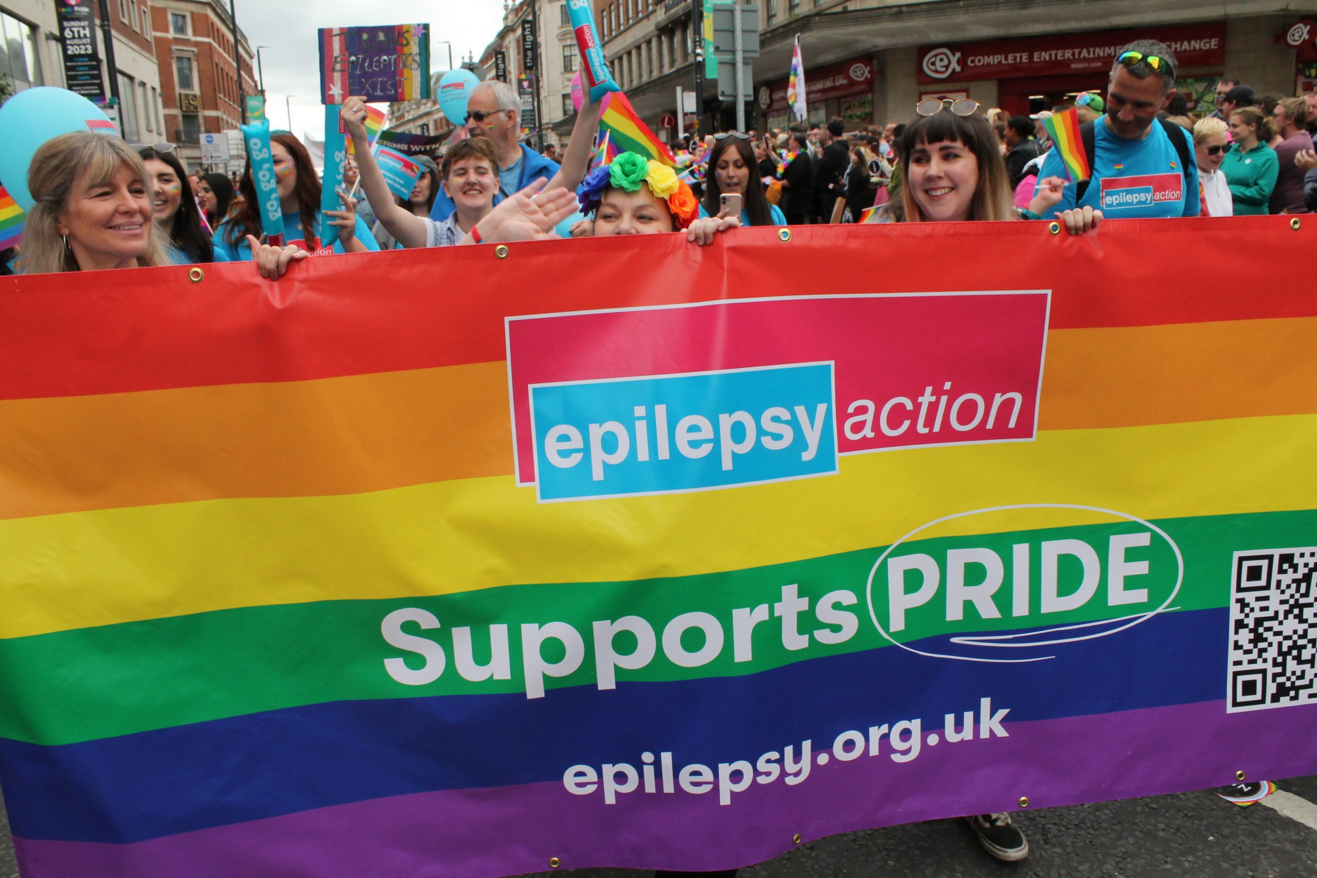 Epilepsy Action at Pride 2023