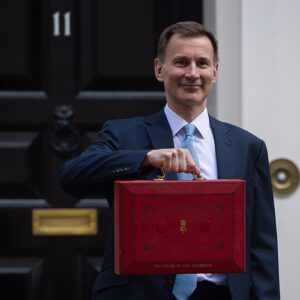 Chancellor Jeremy Hunt announces the Spring Budget. Photo: Simon Walker / No 10 Downing Street