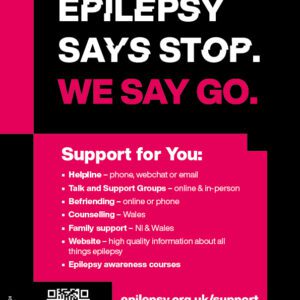 Epilepsy Action services poster