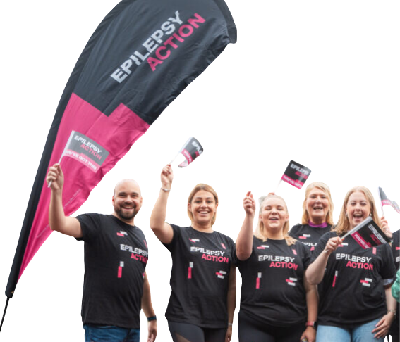 Volunteers at an event