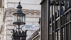 Downing Street sign