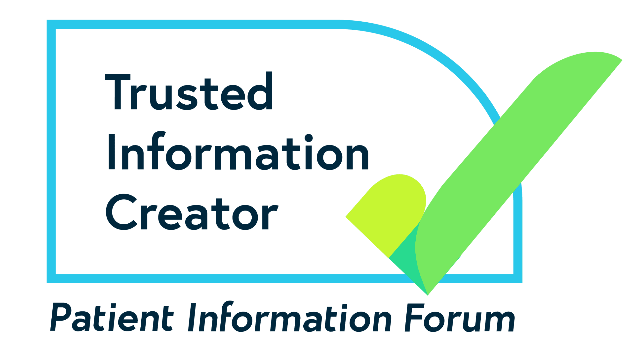 PIF TICK logo – a green circular badge with a white checkmark in the center, symbolizing trustworthy health information, accompanied by the words 'PIF TICK'."