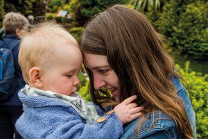 Jo with baby John