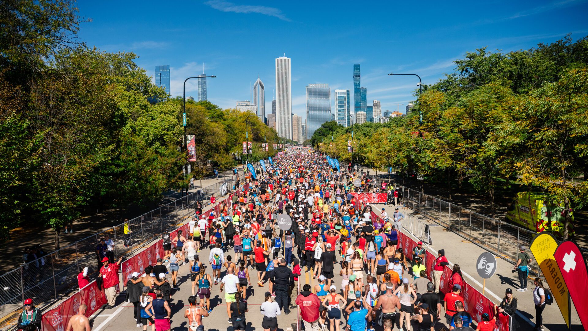 Chicago Marathon 2025 starting area