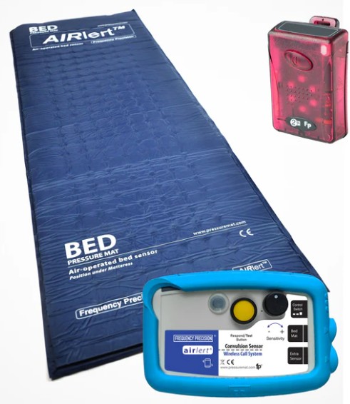 bed occupancy sensor for telecare systems for epilepsy and seizures