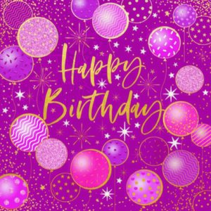 Happy Birthday - Pink