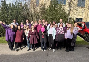 Purple Day Live Blog 2026 1 Epilepsy action staff wearing purple for purple day