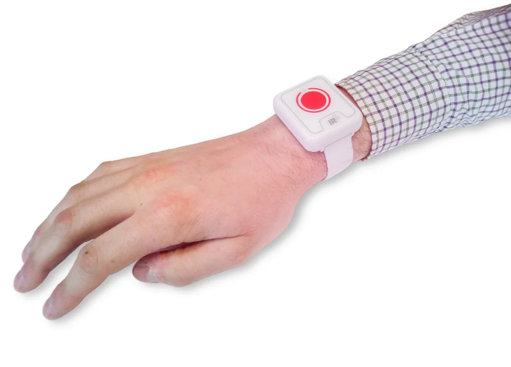 Fall sensor watch with mobile fall alert for epilepsy and seizures