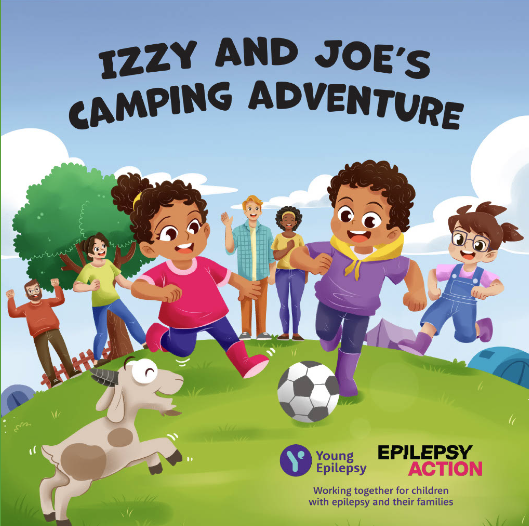Izzy and Joe's camping Adventure Book for children with epilepsy