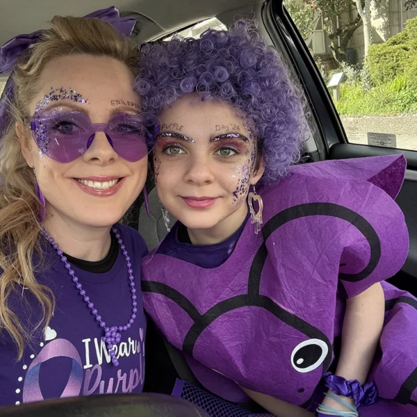 Katherine wins may star award for raising awareness, tackling isolation and supporting her daughter with epilepsy