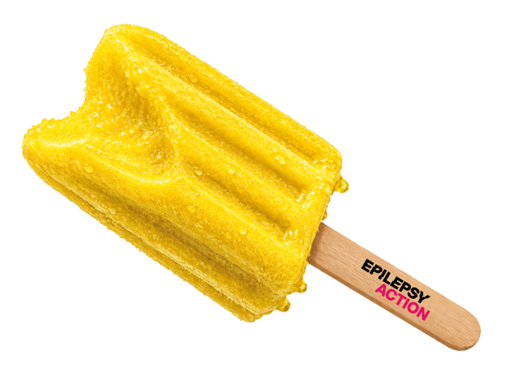 yellow ice lolly