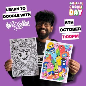 Learn to Doodle with Mr Doodleey: Virtual Art Class